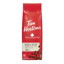 Tim Horton's Whole Bean Medium Roast Original Blend Coffee 2lb