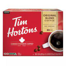 Tim Horton's Medium Roast Original Blend Keurig Cups 100ct