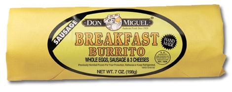 Don Miguel Breakfast Burrito Sausage Egg & Cheese 7 oz