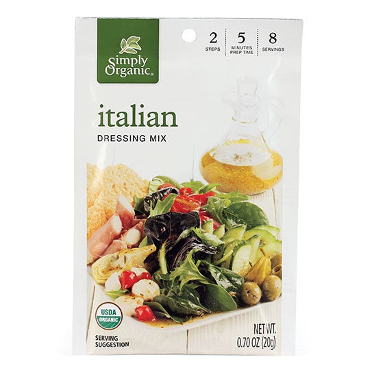 Simply Organic Italian Dressing Mix GF 0.7 oz