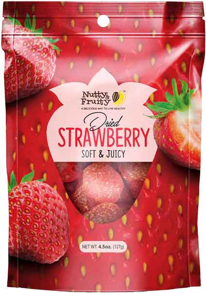 Nutty & Fruity Dried Strawberry 4.5 oz