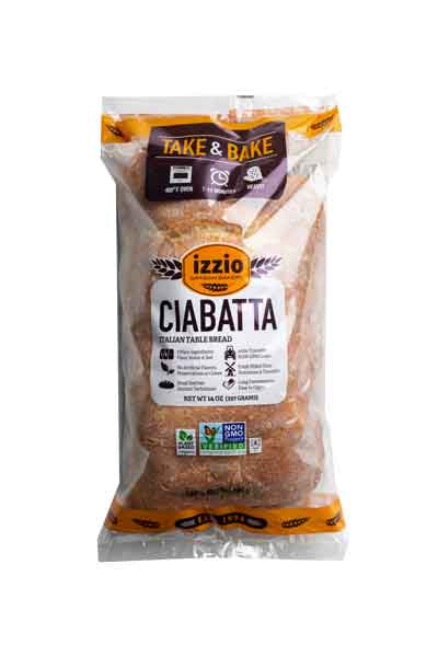 Izzio Ciabatta Bread Take & Bake