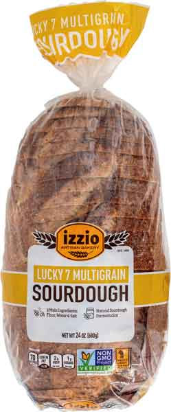 *Izzio Multigrain Sourdough Lucky 7 Sliced Bread Loaf 24 oz