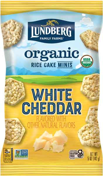 Lundberg Organic White Cheddar Mini Rice Cakes 5oz