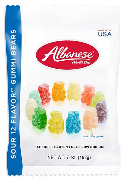 Albanese Sour Gummi Bears 7oz