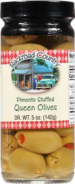 Backroad Country Stuffed Pimento Queen Olives 5 oz