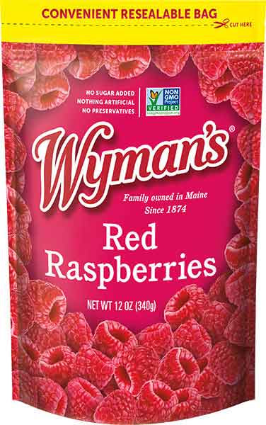 Wyman's Frozen Red Raspberries 12 oz