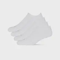 MeMoi Two Pair Full Cushion Low Cut Sock  White 9-11