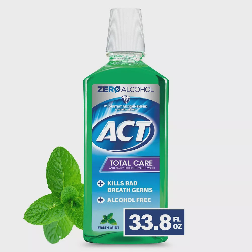 Act Total Care Zero Alcohol Mouthwash 33.8 oz