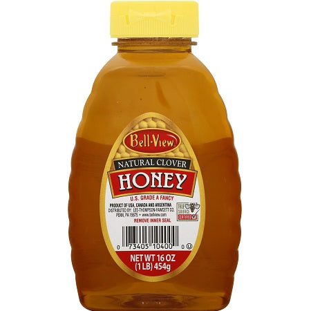 Bell-View Natural Clover Honey 16oz