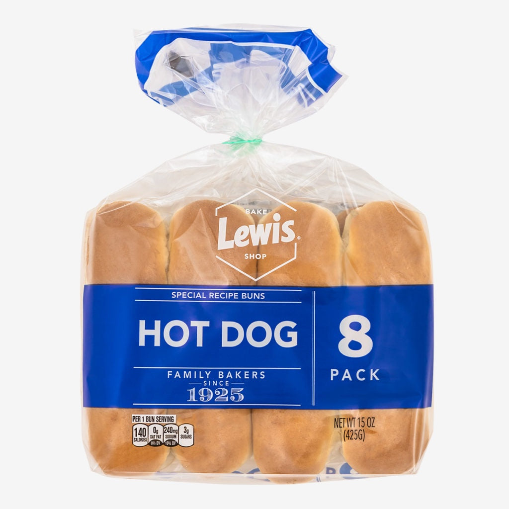 Lewis Bakehouse Hot Dog Buns 8 ct