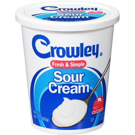 Crowley All Natural Sour Cream 16 oz