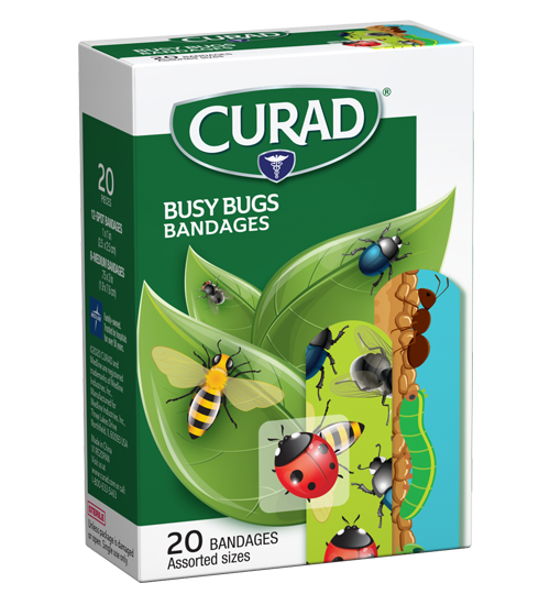 Curad Busy Bugs Kids Bandages 20 ct