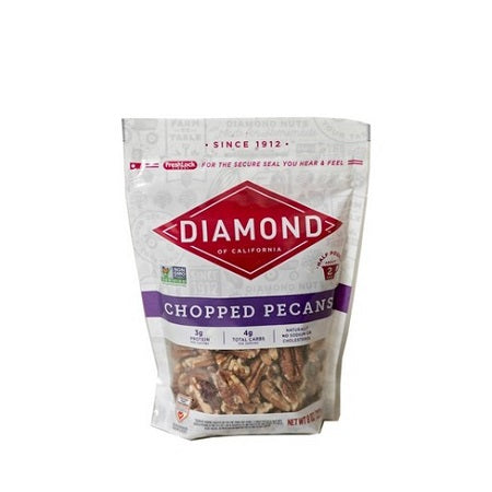 Diamond Chopped Pecans Bag 8 oz