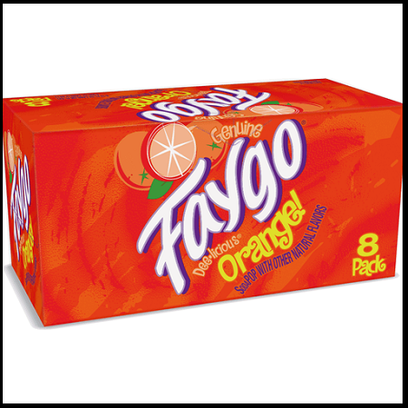 *Faygo Orange Soda 8pk