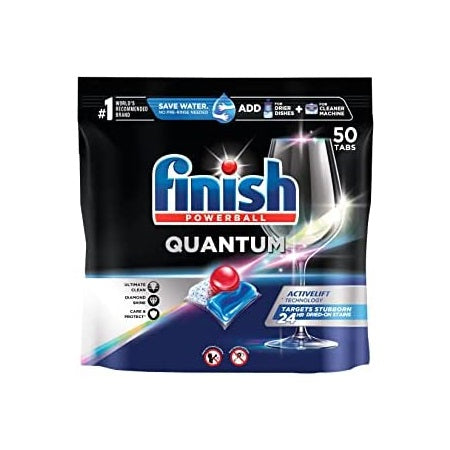 Finish Powerball Quantum Dishwasher Tabs 50 ct