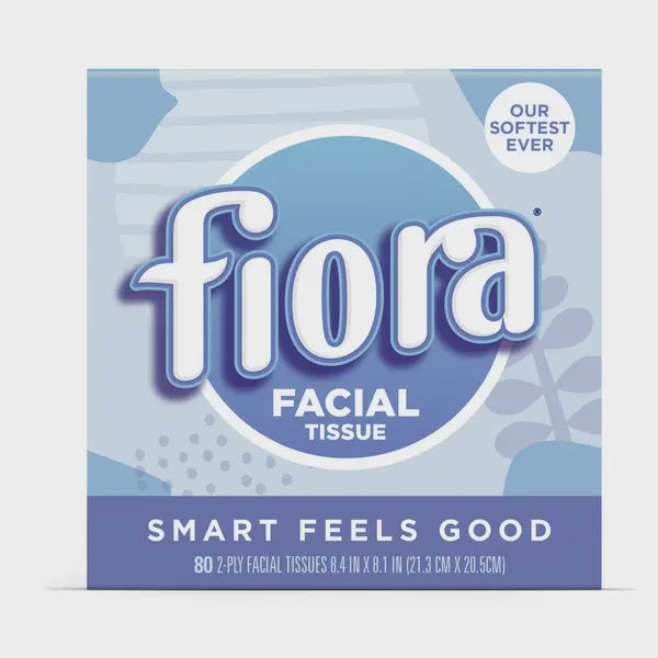 Fiora Facial Tissues 80 ct