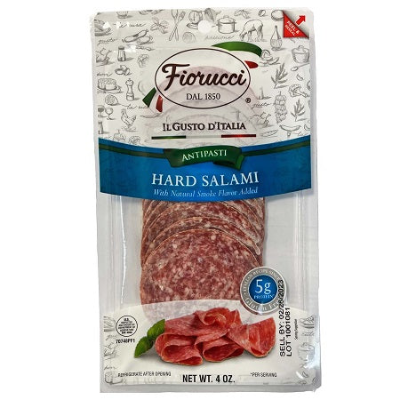 Fiorucci Sliced Hard Salami 4oz