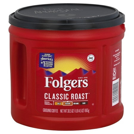 Folgers Coffee Ground Classic Roast 25.9oz