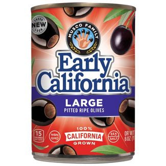 Early California Large Pitted Ripe Olives/6oz