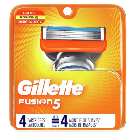 Gillette Fusion5 Razor Cartridges 4 ct