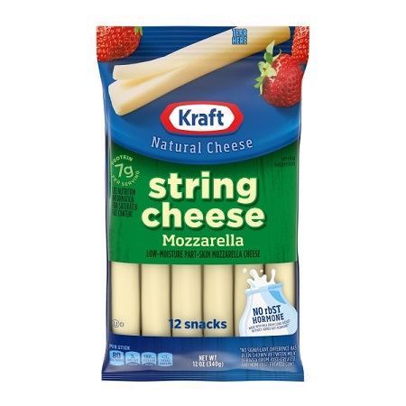 Kraft String Cheese Mozzarella Cheese Snacks 12ct