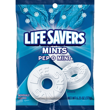 Lifesavers Mints Pep-o-mint Bag 6.25oz