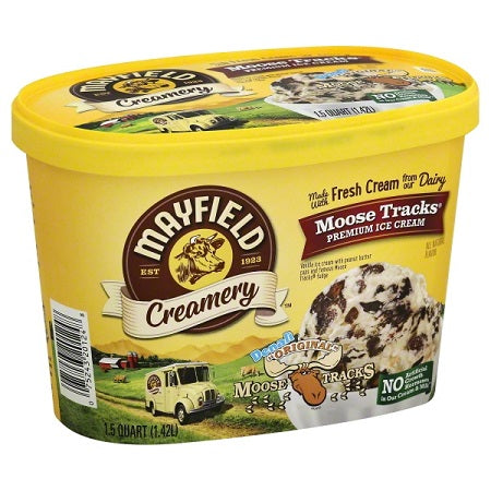 Mayfield Select Moose Tracks Ice Cream 48oz