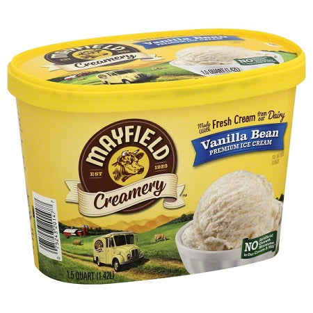 Mayfield Select Vanilla Bean Ice Cream 48oz