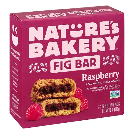 Nature's Bakery Whole Wheat Raspberry Fig Bar 6ct