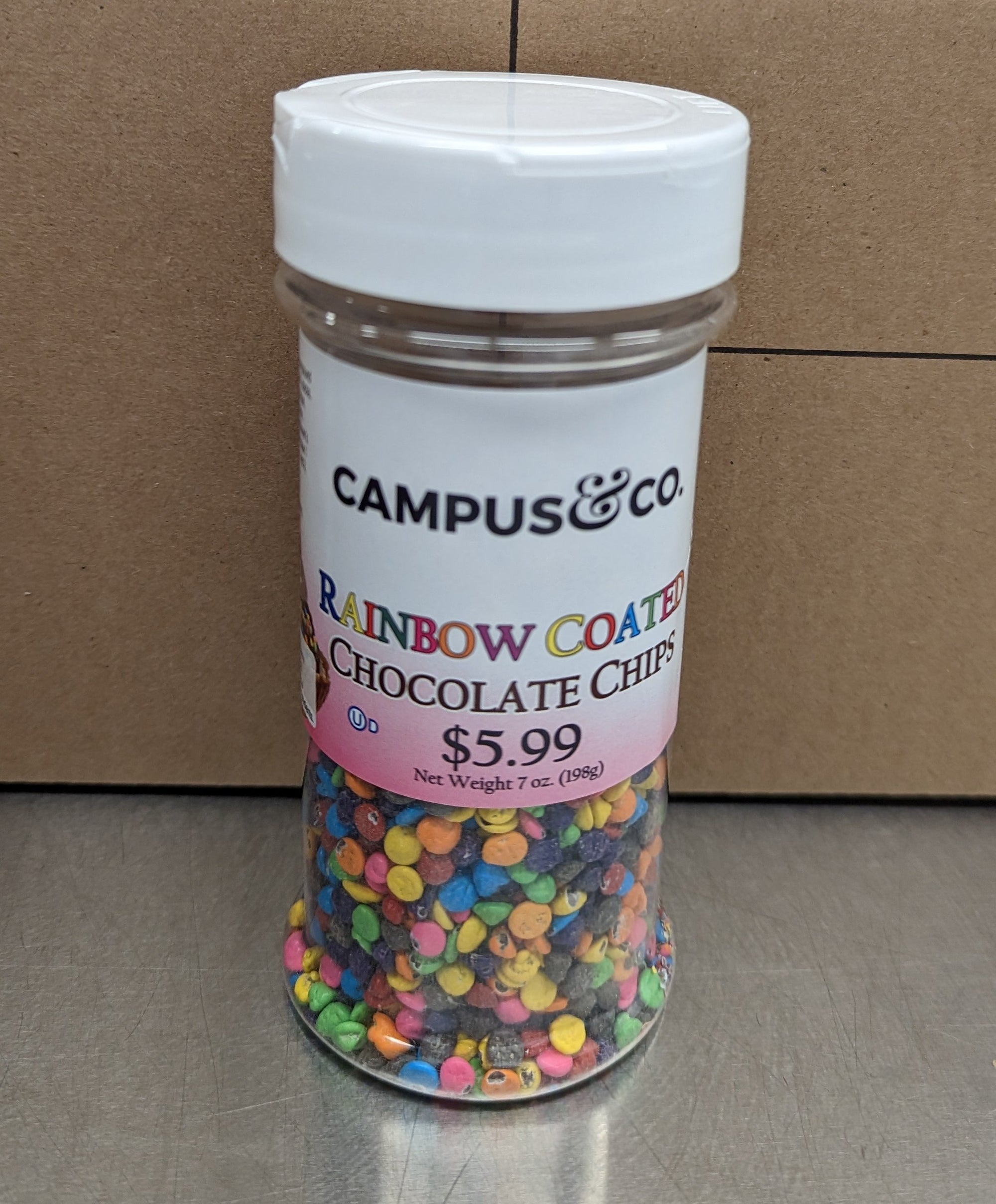 Campus&Co Rainbow Coated Chocolate Chips 7 oz