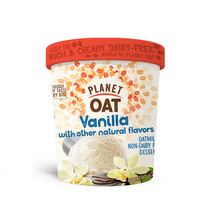 *Planet Oat Non-Dairy Vanilla Ice Cream 16oz