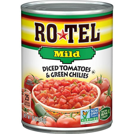 Rotel Mild Diced & Green Chilies/10 oz