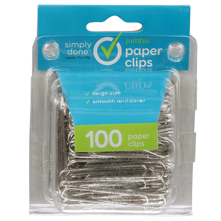 Simply Done Large Paper Clips 100ct