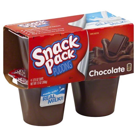 Snack Pack Chocolate Pudding 4pk