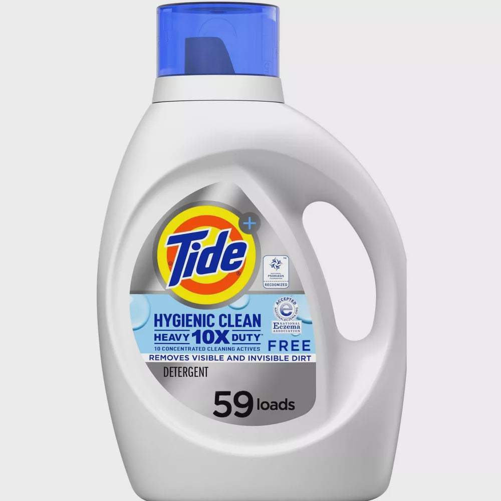 Tide Free  Hygienic Clean Laundry Detergent 92 oz