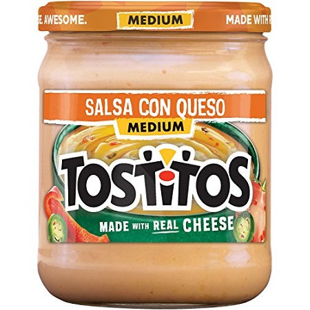 Tostitos Medium Salsa Con Queso 15oz