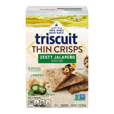 Triscuit Thin Crisps Zesty Jalapeno 7oz