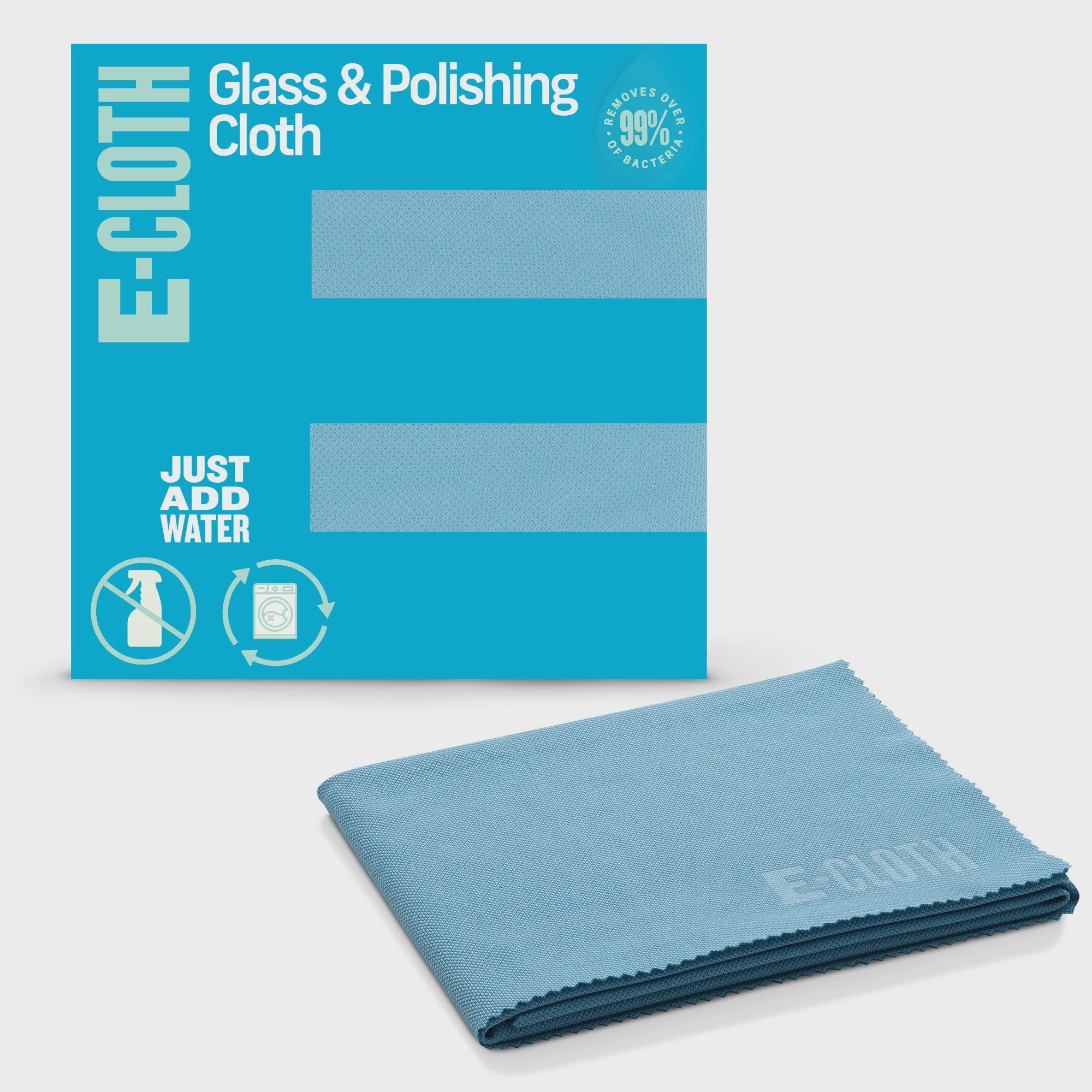 E-Cloth Glass & Polishing Cloth - Alaskan Blue