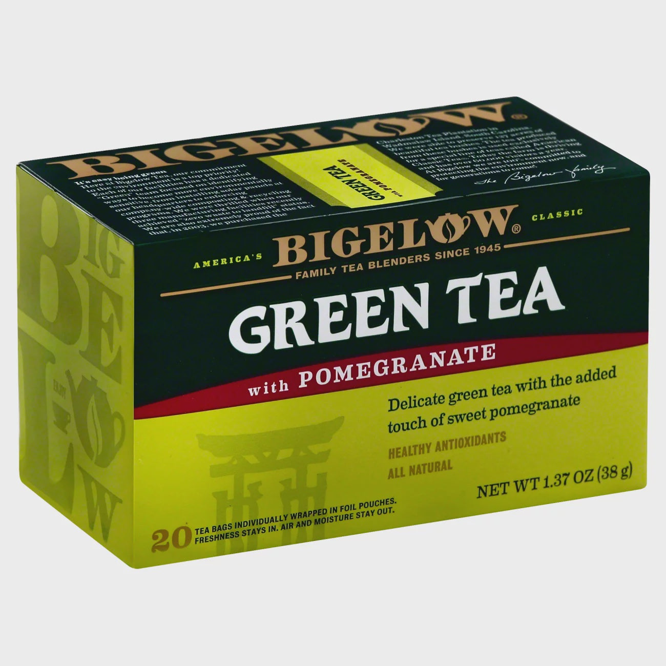 Bigelow Pomegranate Green Tea 20ct Bags