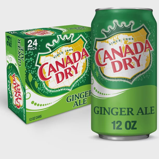 Canada Dry Ginger Ale 12oz  24pack