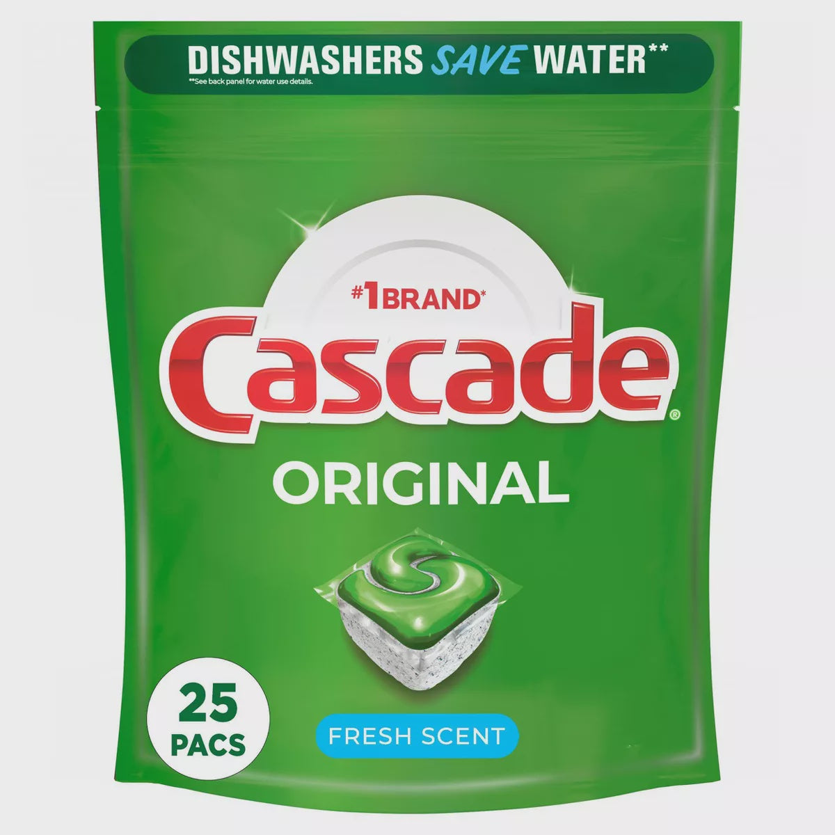 Cascade Original Fresh Scent ActionPacs 25 ct