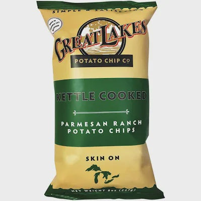 Great Lakes Parmesan Ranch Potato Chips 8 oz