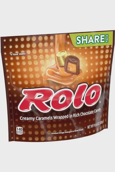 Rolos Packaged Caramel Chocolate Candy Bag 10.6 oz