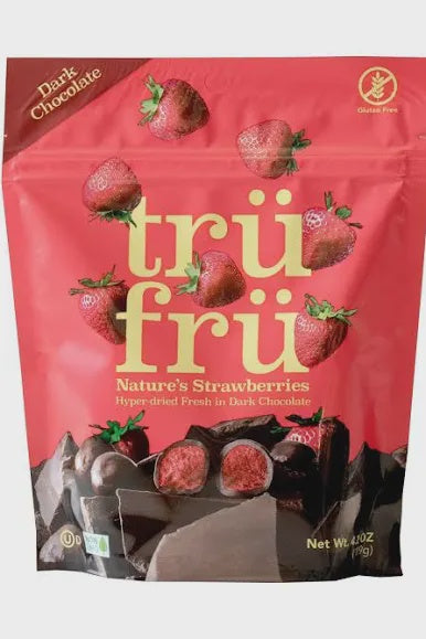 Tru Fru Dark Chocolate Covered Strawberries 4.2 oz