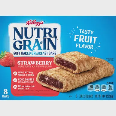 Nutri Grain Strawberry Bars 8 ct