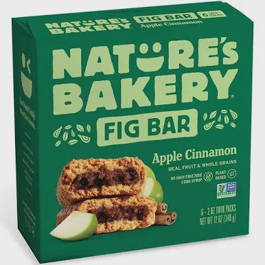 Nature's Bakery Apple Cinnamon Fig Bars 6 ct