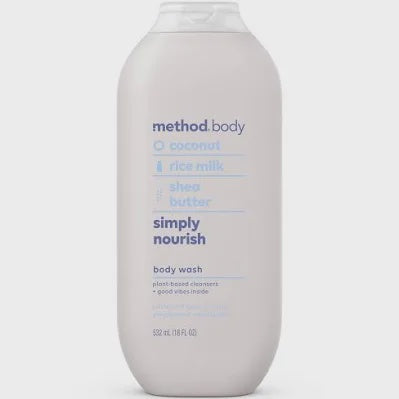 Method Simply Nourish Body Wash 18 oz