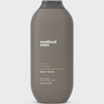 Method Men's Cedar + Cypress Body Wash 18 oz