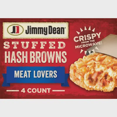 Jimmy Dean Meat Lovers Stuffed Hashbrowns 15oz 4ct